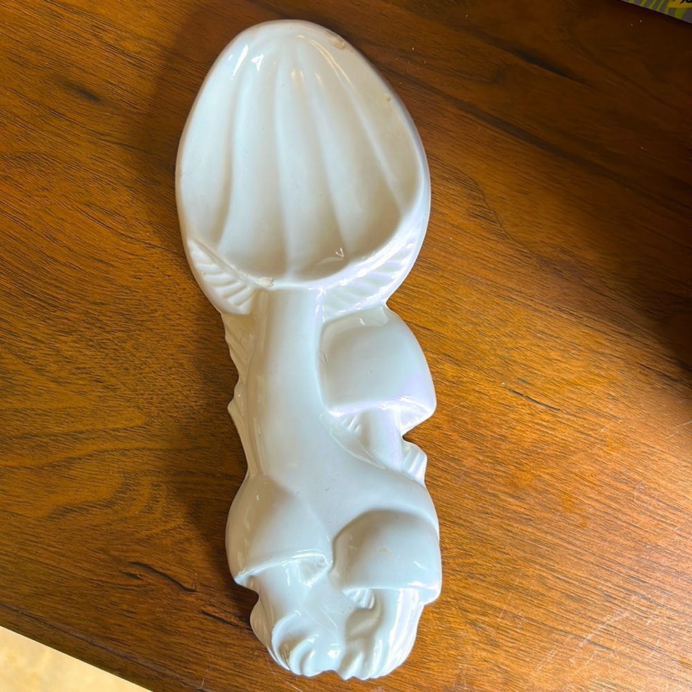 Vintage Arnels ceramic mushroom spoon set